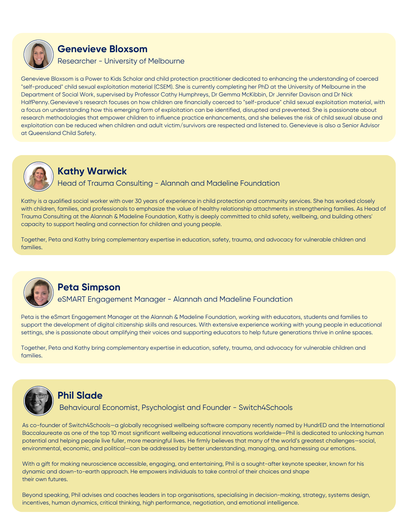 Lead the Way Keynote Speakers