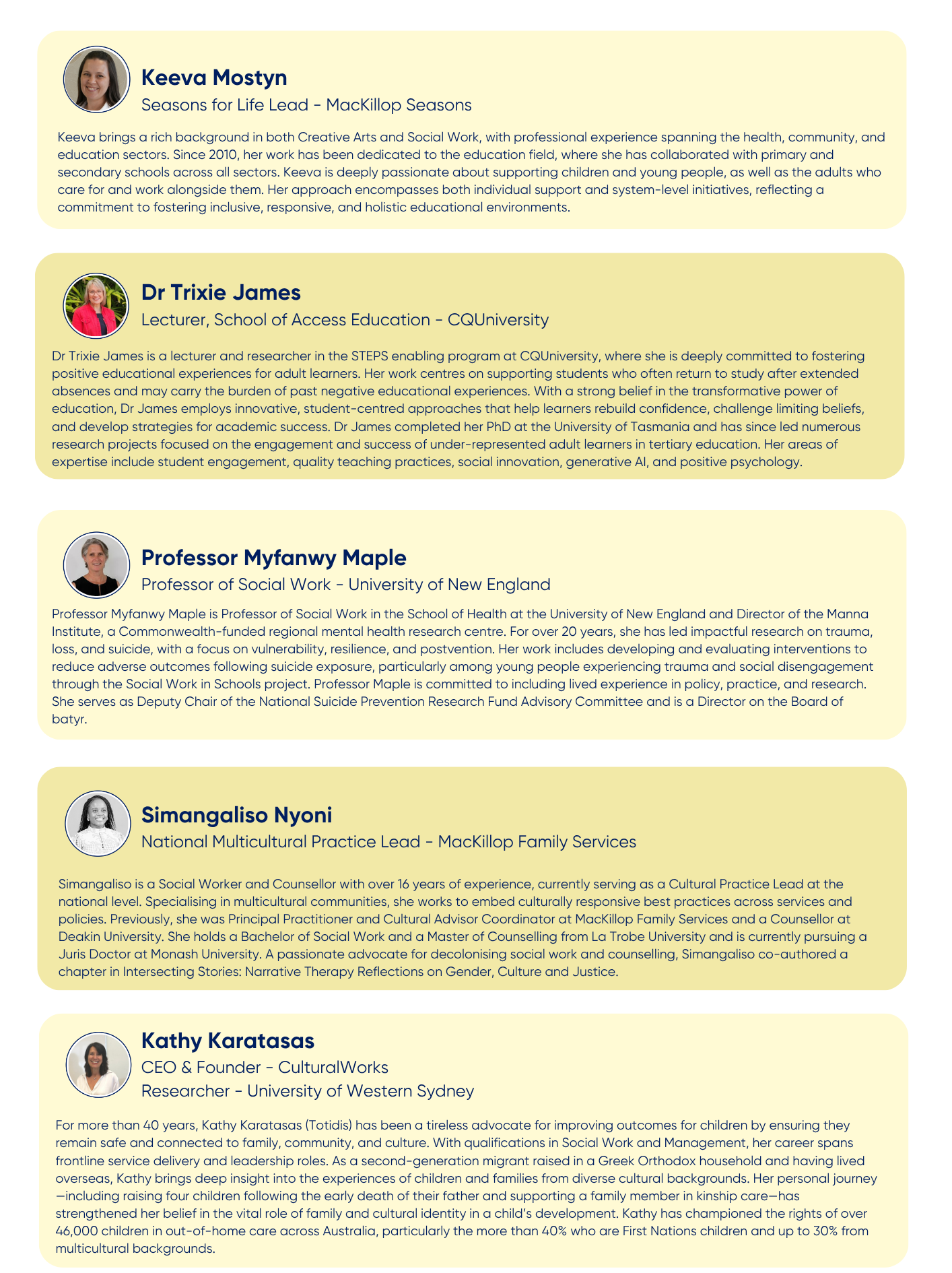 Lead the Way Keynote Speakers