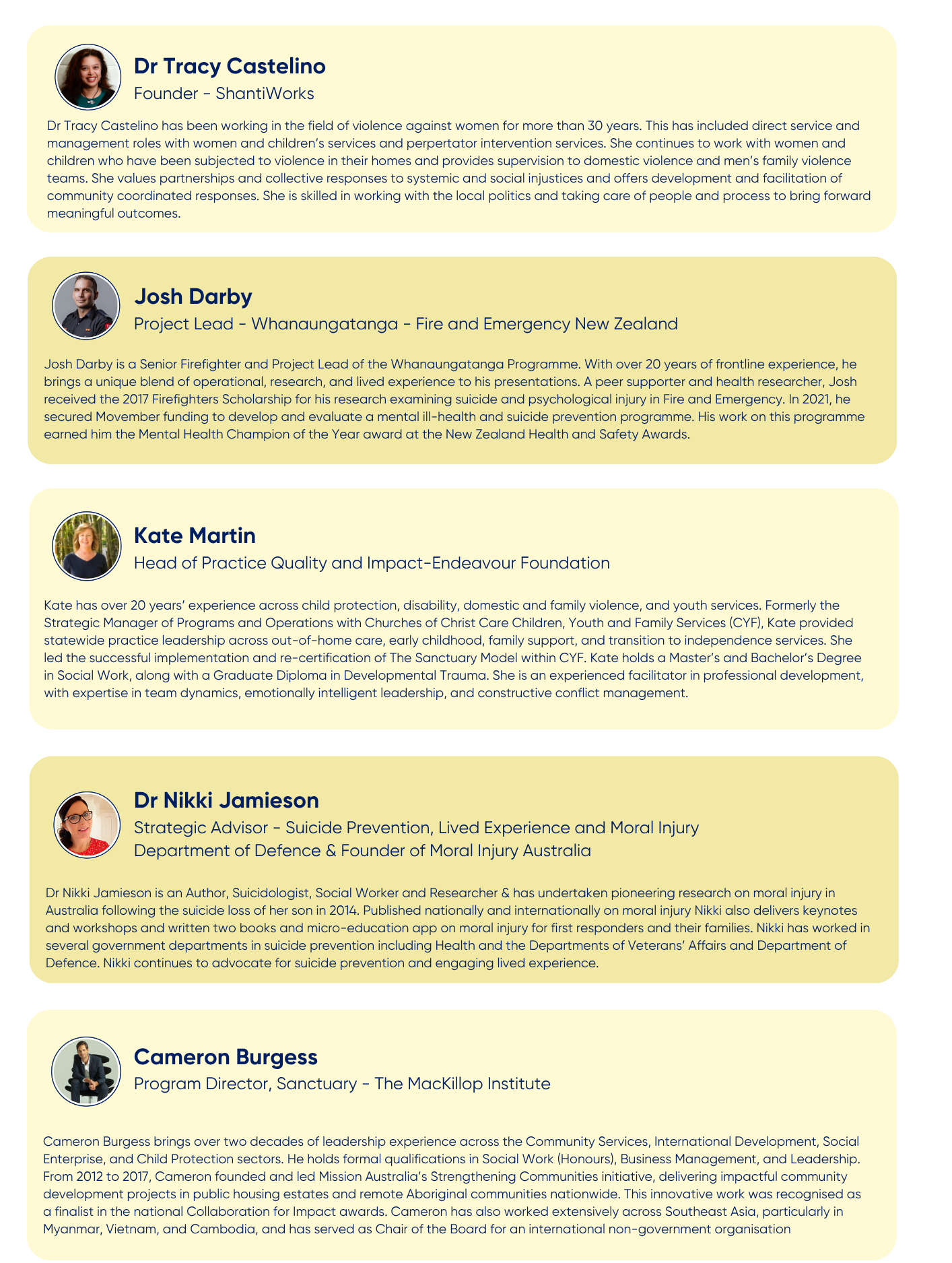 Lead the Way Keynote Speakers