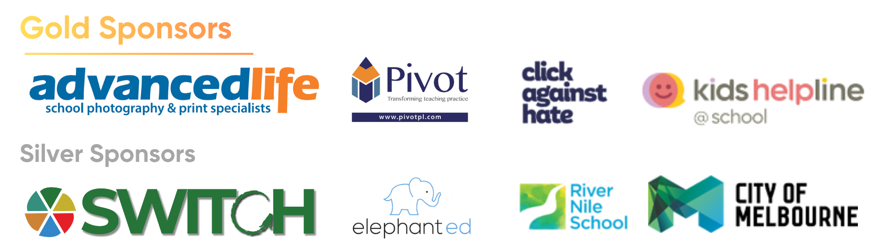 Conference sponsors logos